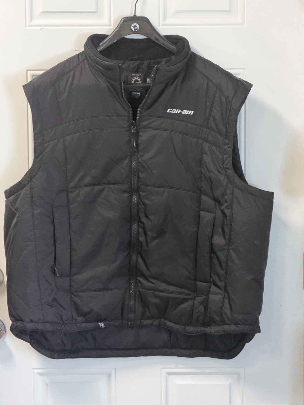 Men's Black Quilted Insulated Vest